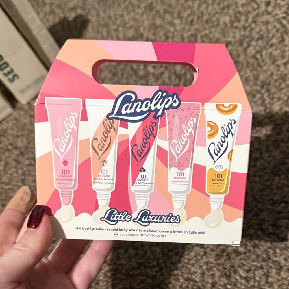 Little Luxuries Lip Balm Set - Pink and Cream